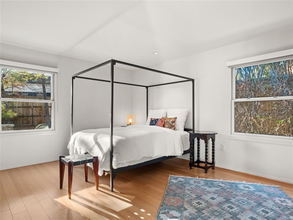 6614 N Pennsylvania Avenue, Nichols Hills, OK 73116 bedroom featuring light wood-type flooring