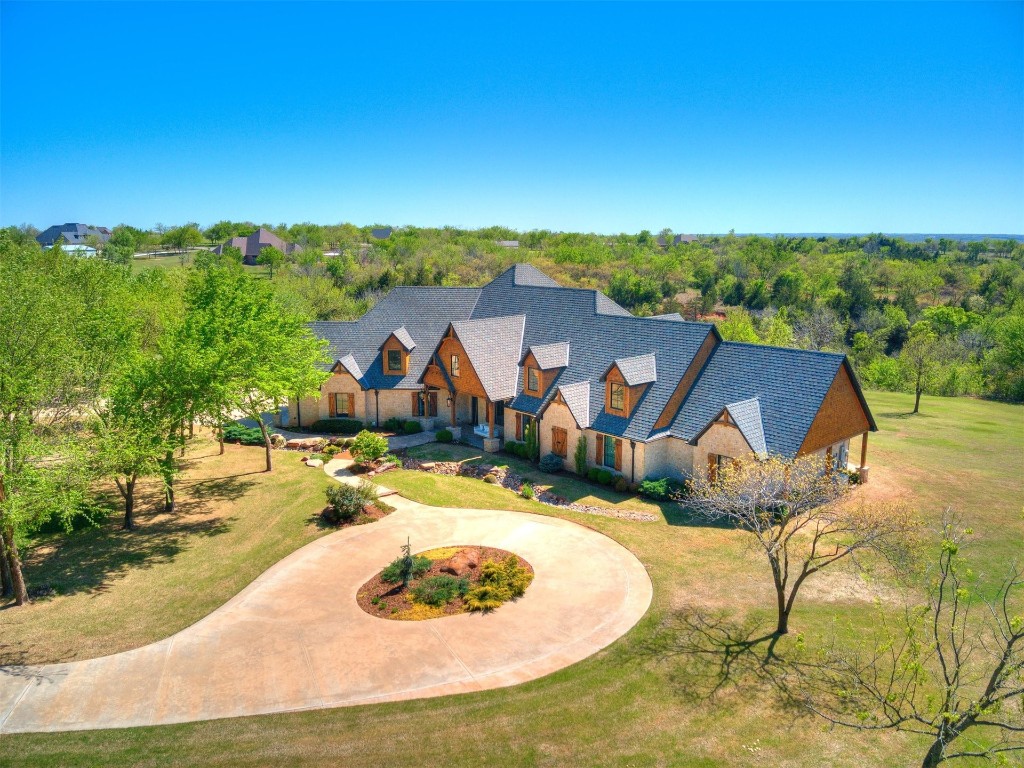 2892 Rustic View Drive, Goldsby, OK 73093 view of bird's eye view