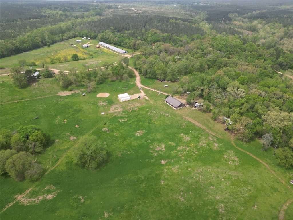 483 Cottontail Trail, Broken Bow, OK 74728 birds eye view of property with a rural view