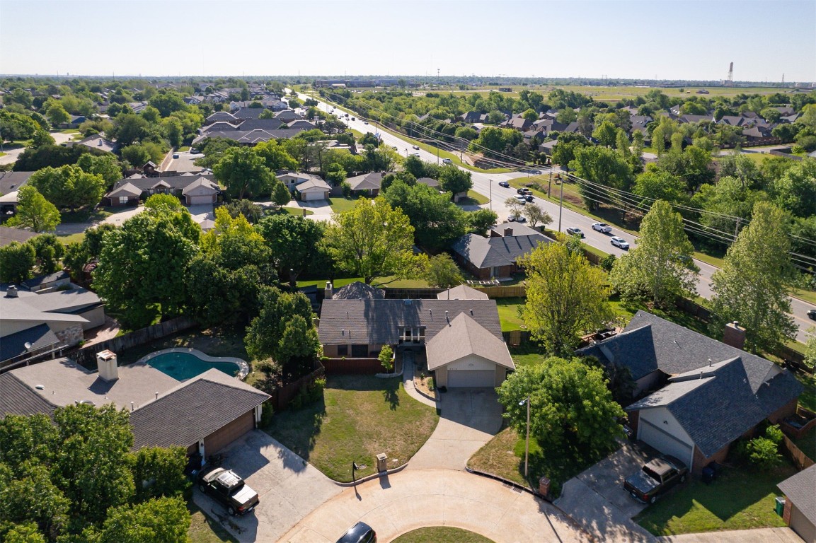 4212 Cherry Hill Lane, Oklahoma City, OK 73120 view of drone / aerial view