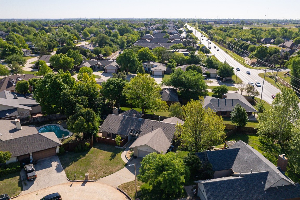 4212 Cherry Hill Lane, Oklahoma City, OK 73120 view of aerial view