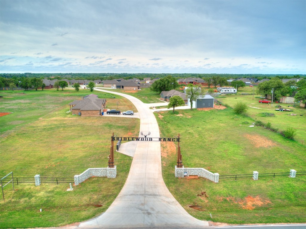26812 Bridlewood Road, Blanchard, OK 73010 view of drone / aerial view