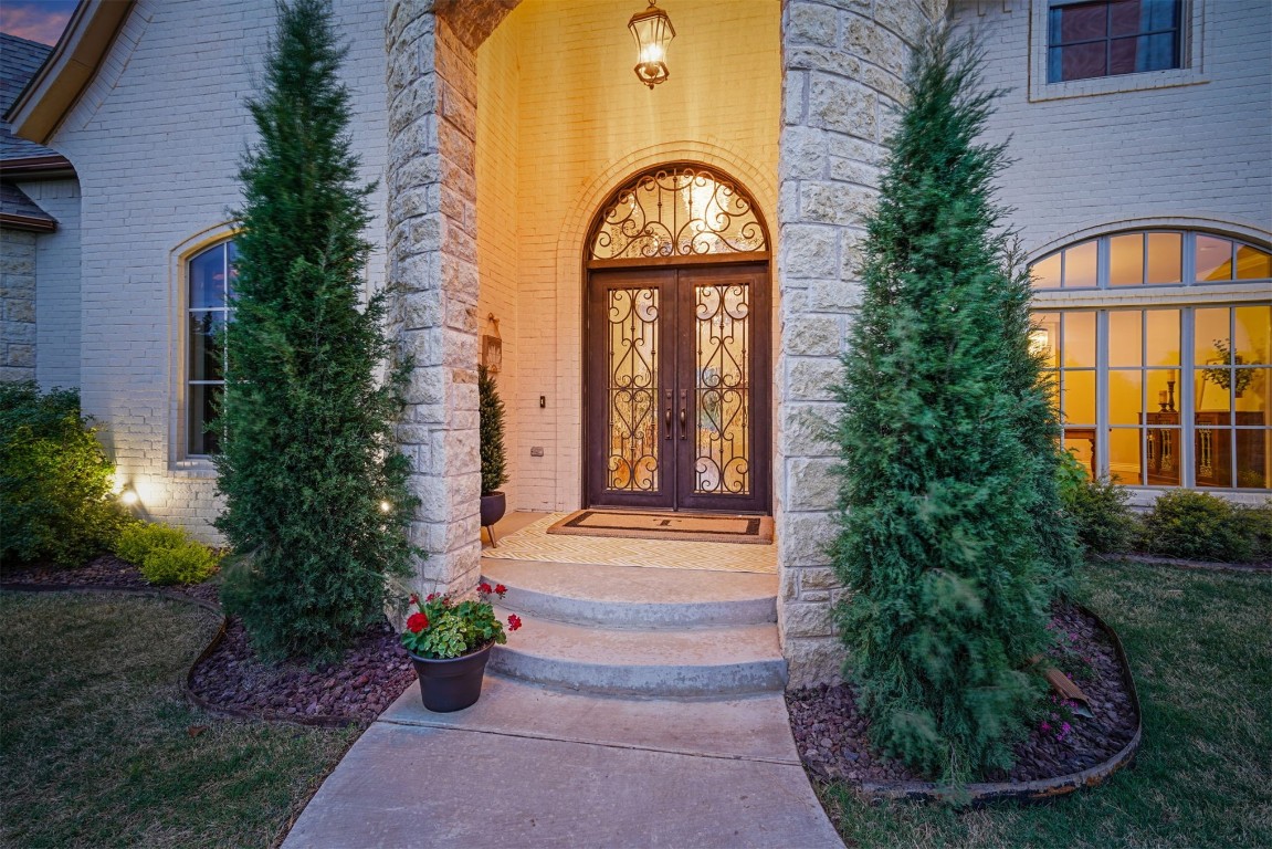 3600 Sea Ray Channel, Edmond, OK 73013 doorway to property with french doors