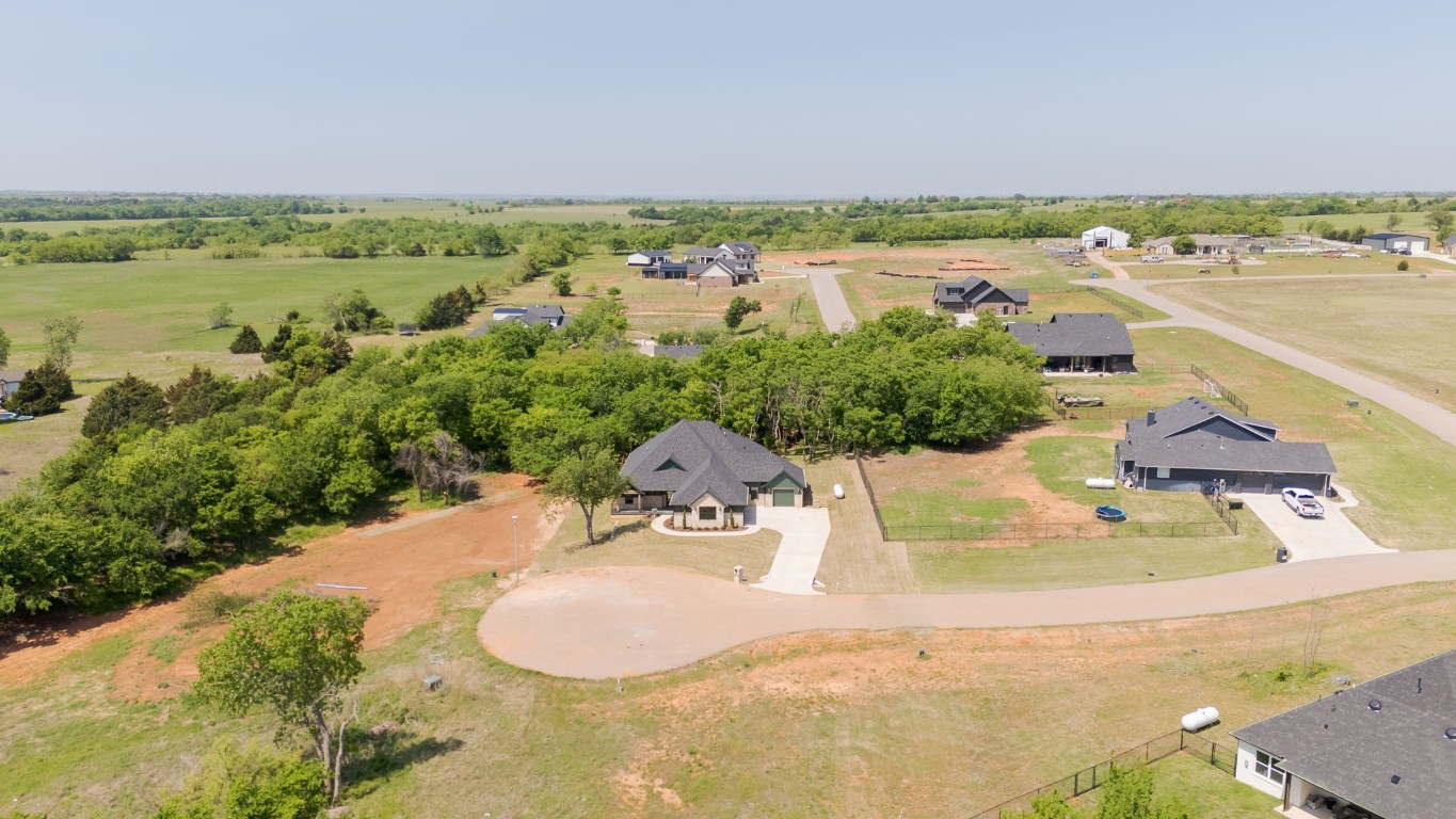 14605 Rose Tree Court, Piedmont, OK 73078 view of aerial view