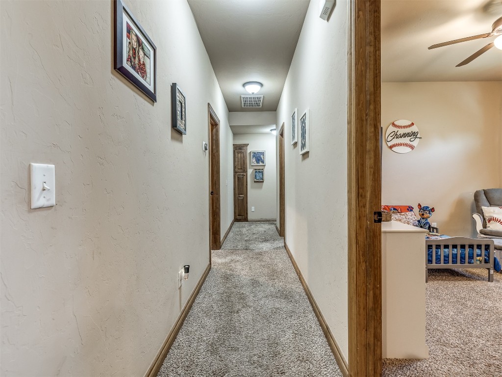 953 County Street 2982, Blanchard, OK 73010 corridor with carpet