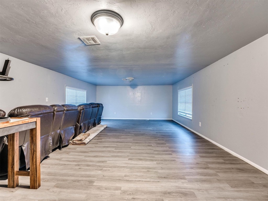 649 Juniper Avenue, Midwest City, OK 73130 interior space featuring wood-type flooring