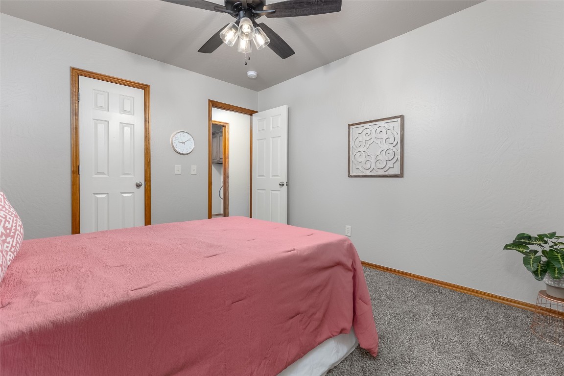 2613 SW 140th Street, Oklahoma City, OK 73170 living area with light colored carpet
