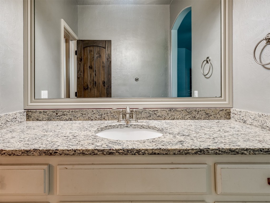 9612 SW 35th Street, Oklahoma City, OK 73179 bathroom with large vanity