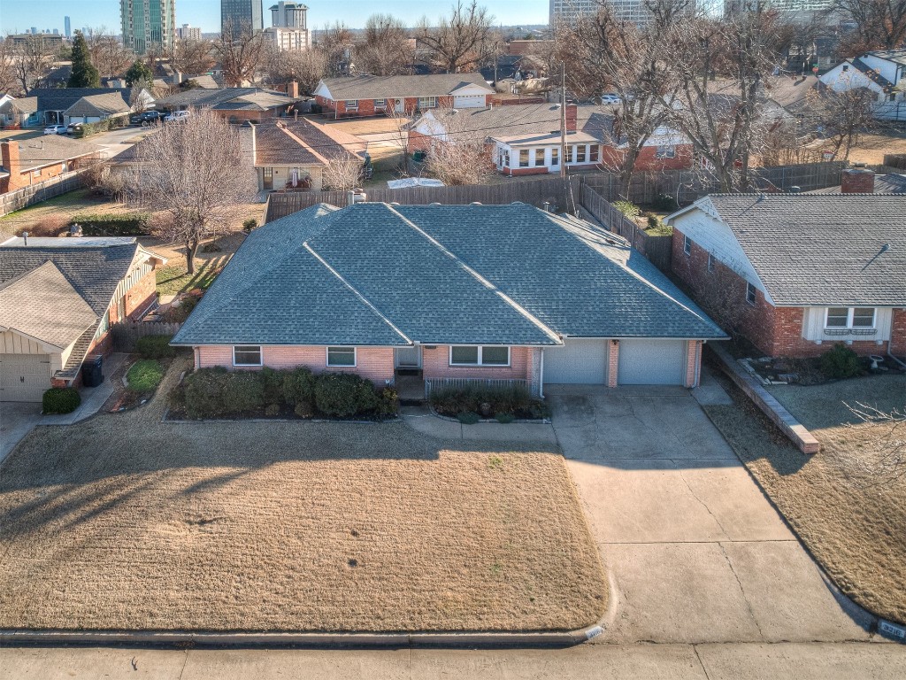 3216 NW 61st Place, Oklahoma City, OK 73112 view of bird's eye view