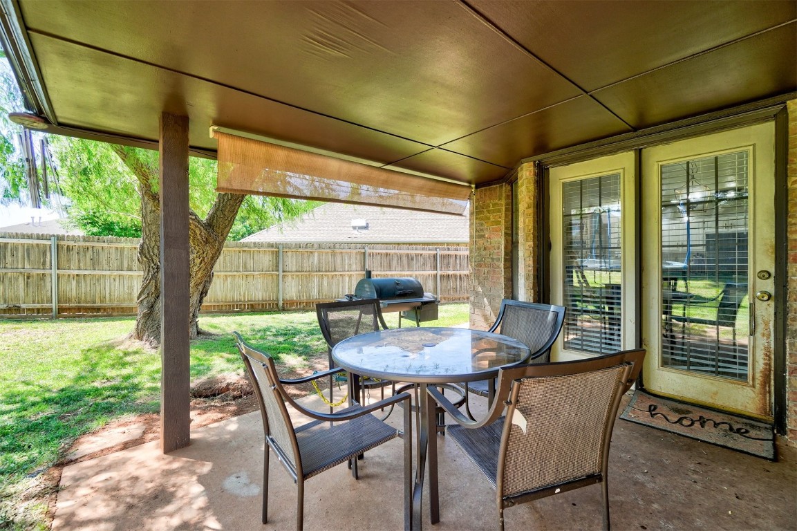 1816 NW 176th Street, Edmond, OK 73012 view of patio / terrace featuring area for grilling