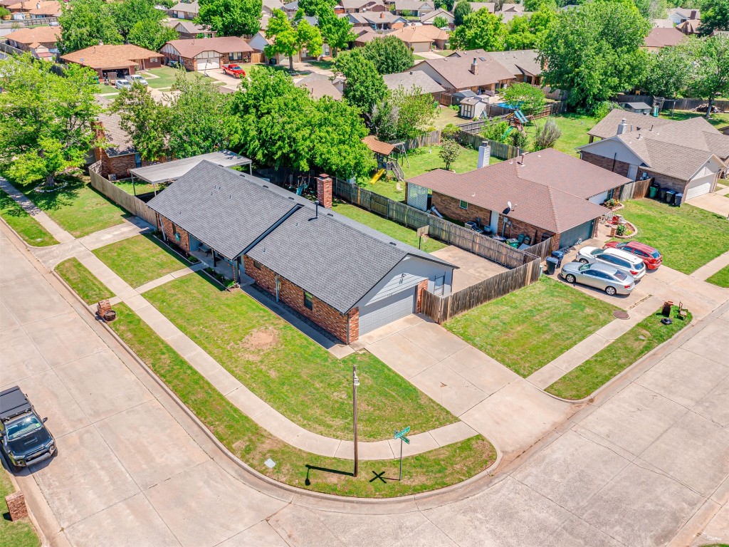 708 Waterview Road, Oklahoma City, OK 73170 view of bird's eye view