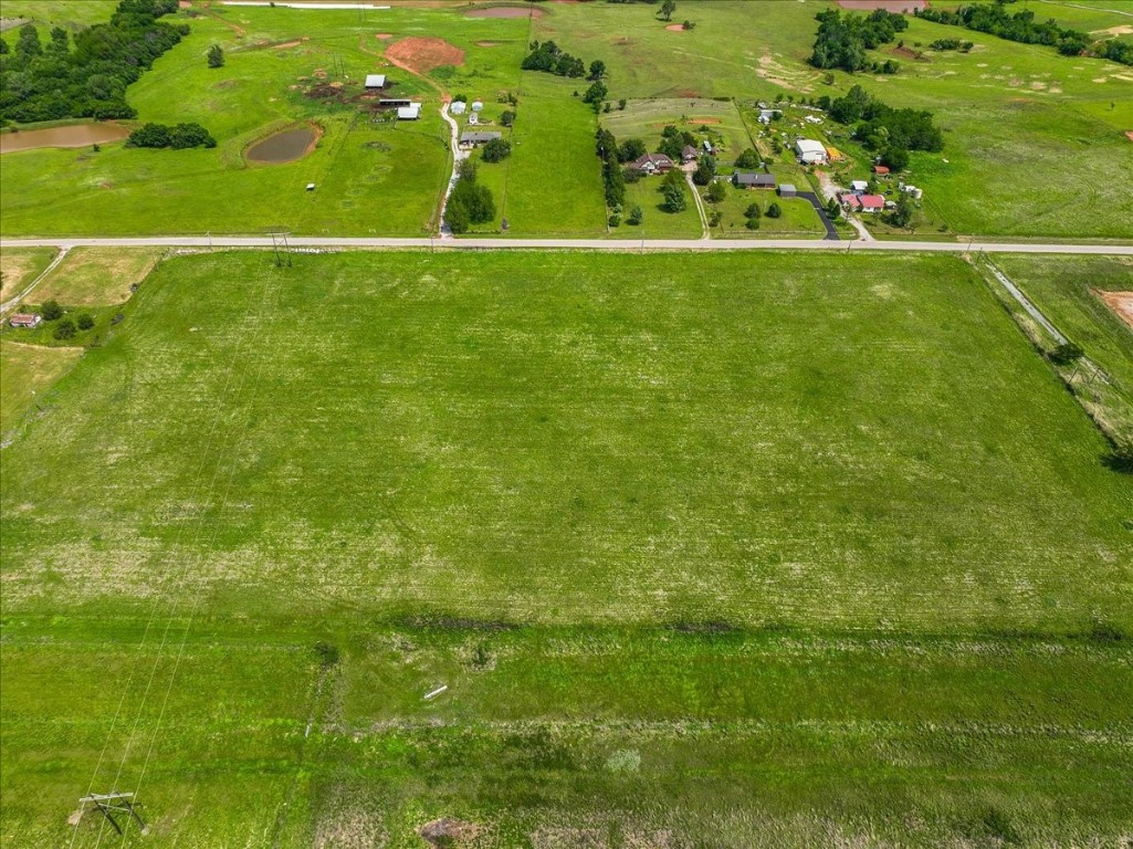 Lot 1 County Road 1390, Chickasha, OK 73018 bird's eye view with a rural view