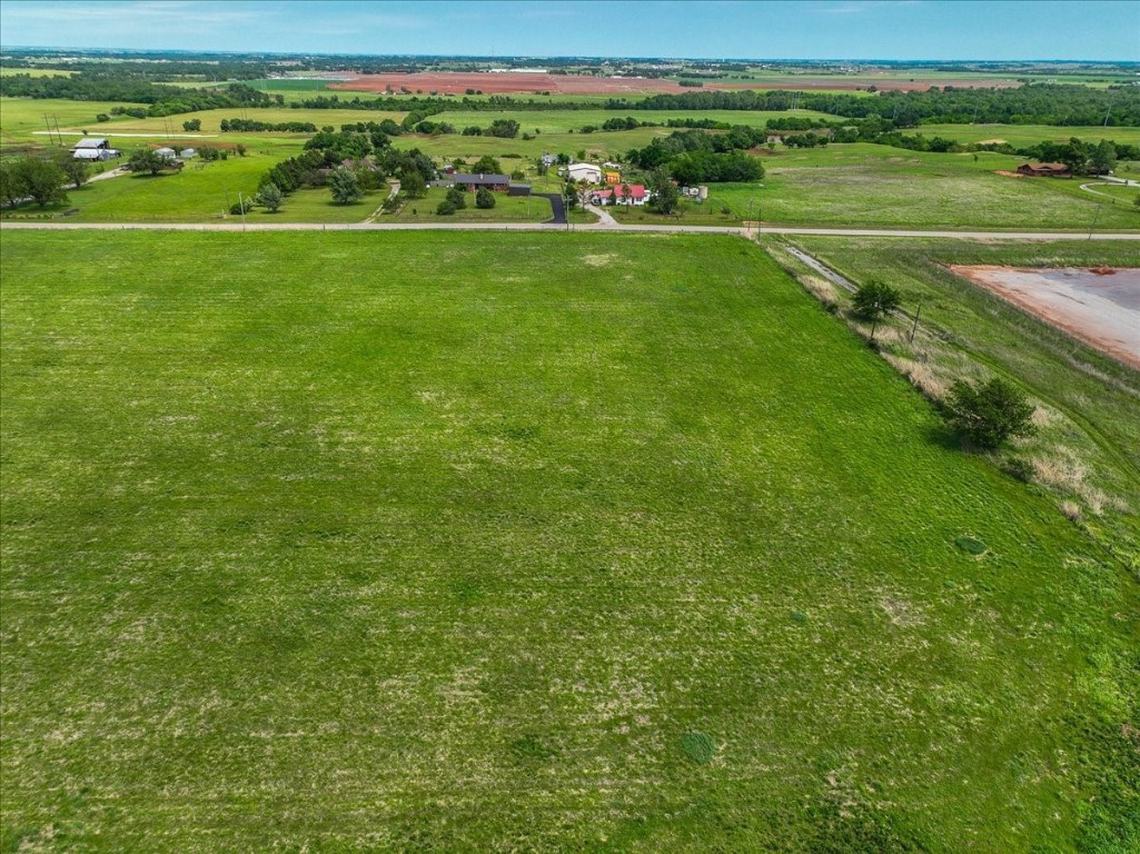 Lot 1 County Road 1390, Chickasha, OK 73018 bird's eye view featuring a rural view