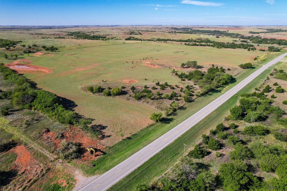 000 Canute, OK, Canute, OK 73626 aerial view featuring a rural view