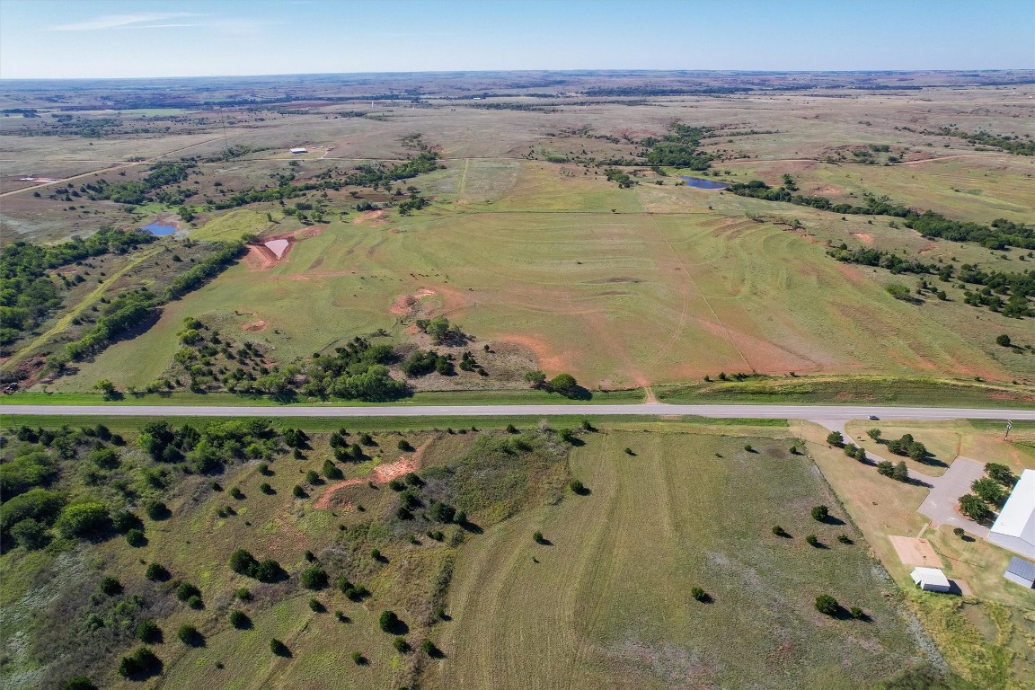 000 Canute, OK, Canute, OK 73626 drone / aerial view featuring a rural view and a water view