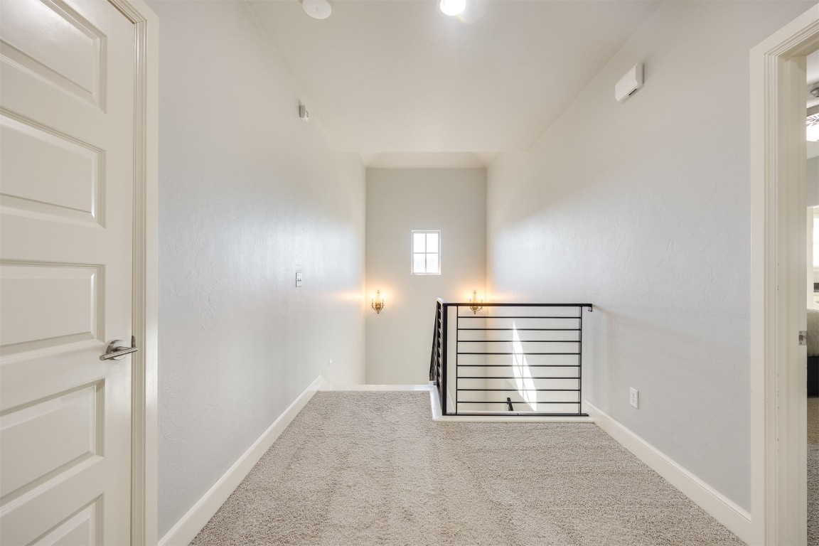 6332 Wentworth Drive, Edmond, OK 73025 interior space featuring carpet