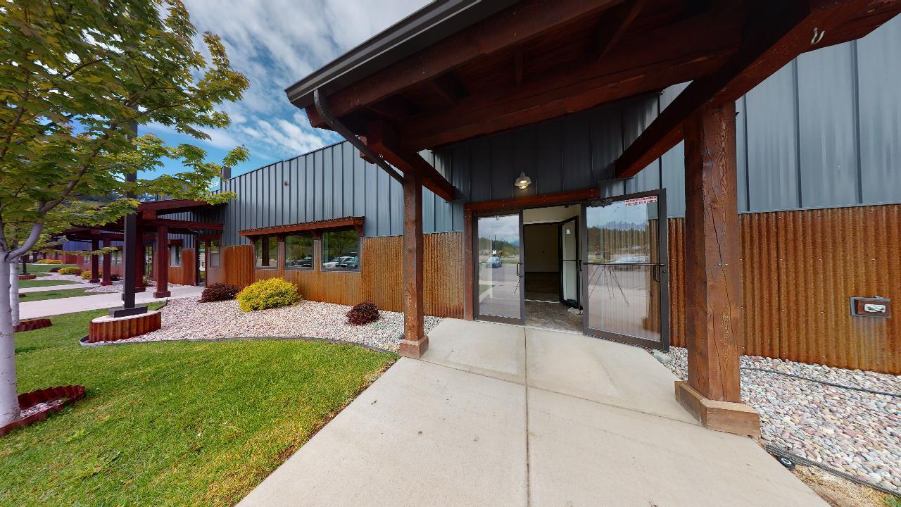 FOR LEASE - 634 sq.ft available in the newer Ridgewater commercial subdivision in Polson, Montana. The space features lake and mountain views, a private entrance, two shared oversized ADA bathrooms conveniently located by the front entrance, and plenty of parking. The building was completed in 2017 with high ceilings and plenty of space for your commercial/business endeavors.