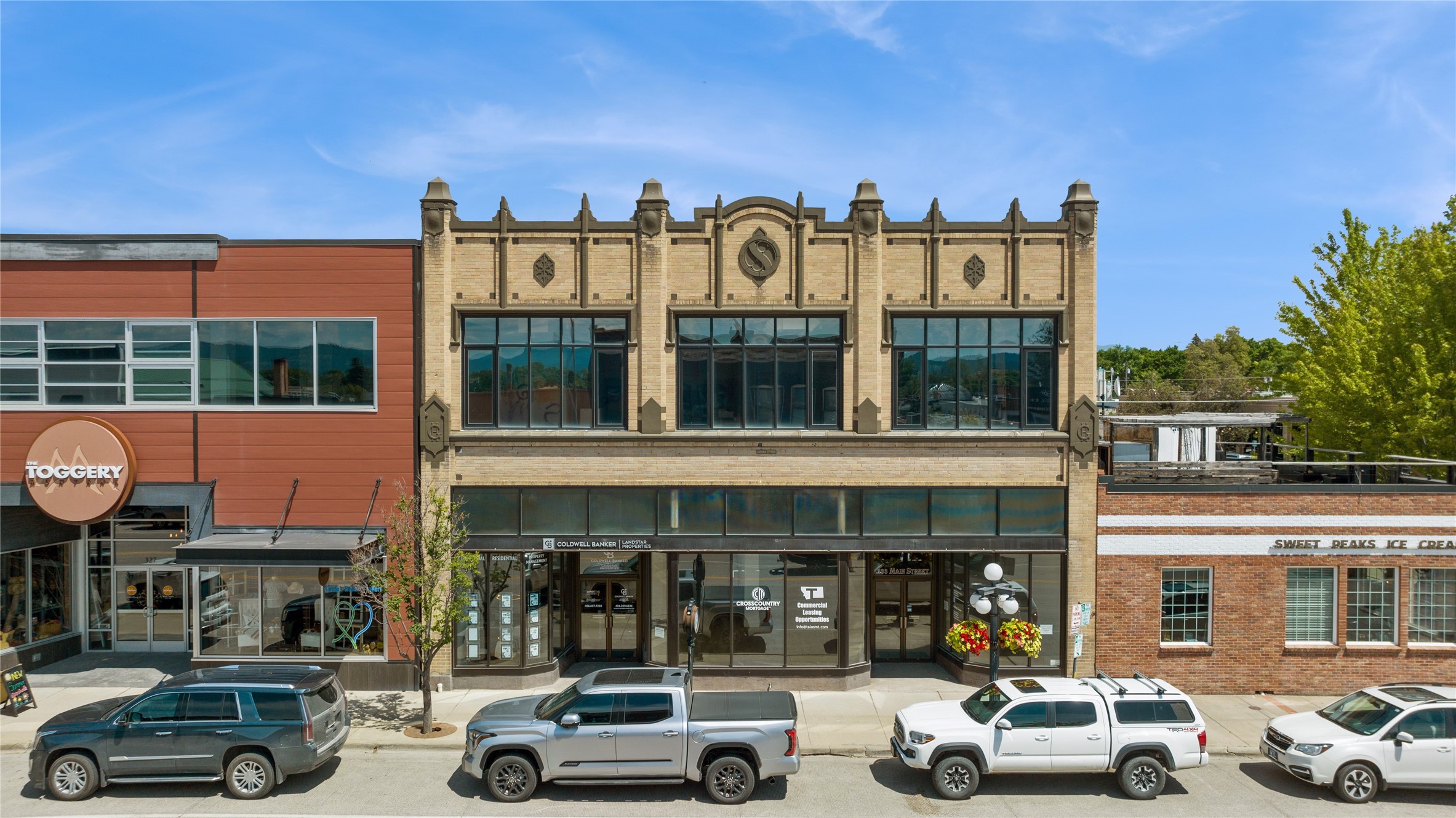 Rare opportunity! Investors, bring your vision and don't miss this iconic downtown Kalispell gem! Built in 1928, this former Montgomery Ward building showcases Gothic-inspired design with decorative brickwork and a stunning parapet. With a prime location between Sweet Peaks and The Toggery, high visibility, and traffic count of over 20,000, this mostly vacant retail/office space is bursting with potential. Expand your vision and consider the potential of creating residential units by building up/adding two additional floors. Act now to revitalize this historic treasure and create a thriving business. Endless possibilities await. Call Kristin Zuckerman (406) 291-0778 or your real estate professional today.