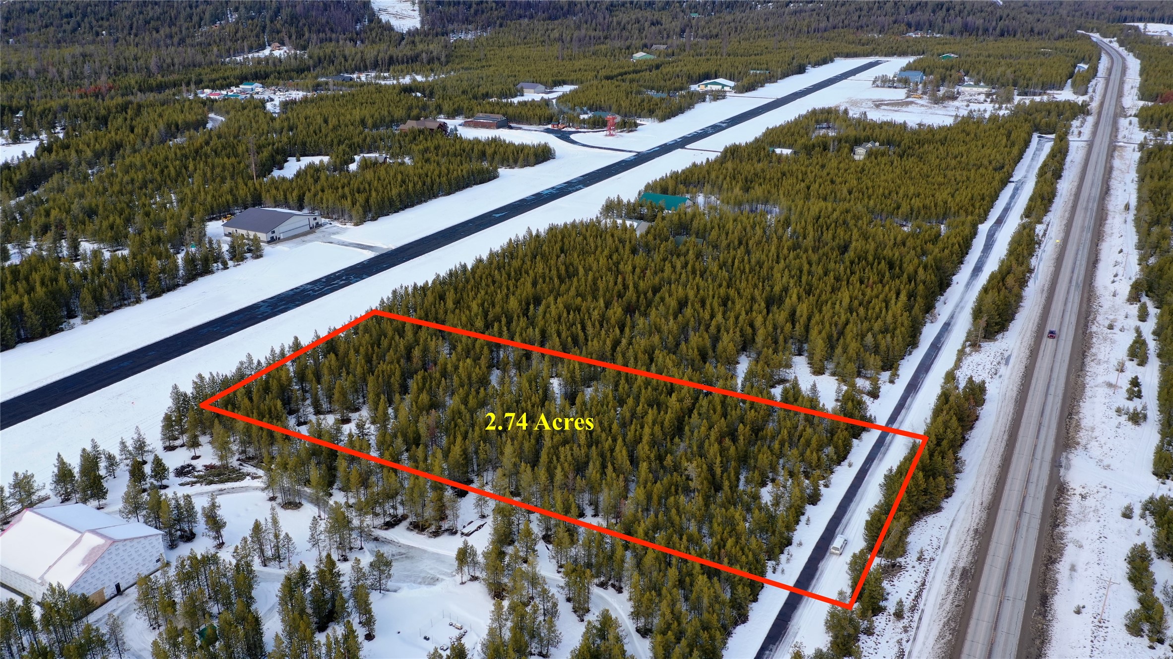 Pilots! 2.74 acre lot available in the well maintained Cabin Creek Landing Aviation Community located 30 minutes from Kalispell, MT. Build your home and hangar and enjoy the freedom of taking off and landing right out of your front door. Electricity is at the lot line as well as phone hook up. The paved runway is 3400' long with pilot-controlled lighting. There is a beautiful model tower and an additional homeowner parking area with tie downs for your guests. The 4.5-acre homeowners park sits along the Little Bitterroot River. This property is minutes from Bitterroot Lake, Mcgregor Lake and many rivers. Airport Identifier 97MT. Call Jake Berry 406-261-5095 or your Real Estate Professional.