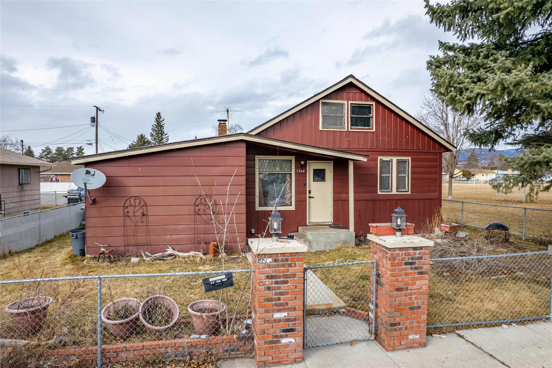 This 4 bedroom, 2 bathroom home is located in the Central Missoula, close to Southgate Mall and Community Hospital. Located at the end of a street backing up to a park and has a large backyard. The lot has the ability to add more units! Walk into the fenced yard and through the front door to your new living room. Underneath the carpet is hardwood floors! Two bedrooms and a full bathroom are on the main floor. LVP flooring has recently been laid in the kitchen with new appliances. Upstairs is an addition bedroom, office and full bathroom. The basement is ready for your creative updates as most of it is unfinished. Laundry and one bedroom are located on this floor. Call Danni Moore 406-396-2442, or your real estate professional to schedule a private​​‌​​​​‌​​‌‌​‌‌‌​​‌‌​‌‌‌​​‌‌​‌‌‌ showing.