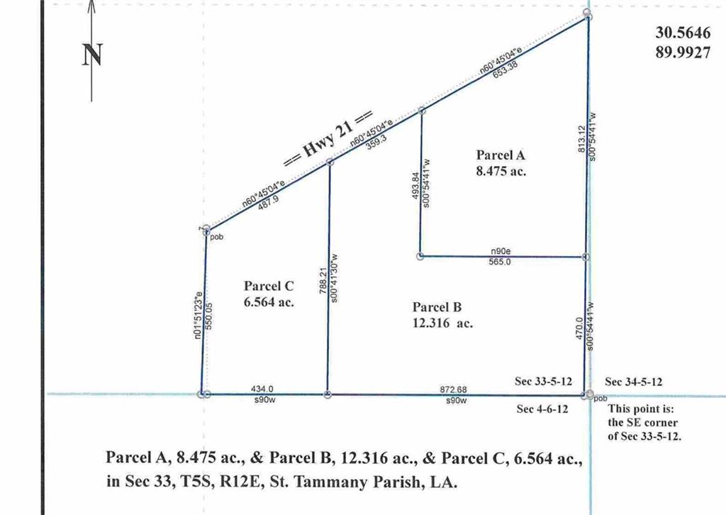 Parcel B Highway 21 Highway, Bush, Louisiana image 1