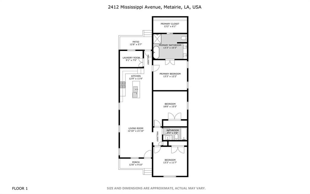 2412 Mississippi Avenue, Metairie, Louisiana image 24