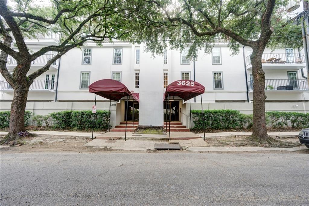 This elegant residence features a spacious living area with abundant natural light and balconies, a gourmet kitchen equipped with appliances, and a luxurious master suite with a walk-in closet and en-suite bathroom. Two additional bedrooms offer versatility for guests or a home office. Enjoy the convenience of two dedicated parking spots and a private balcony perfect for relaxing. Located in the historic Uptown, you'll be steps away from premier dining, shopping, and entertainment, with easy access to the iconic St. Charles streetcar line.