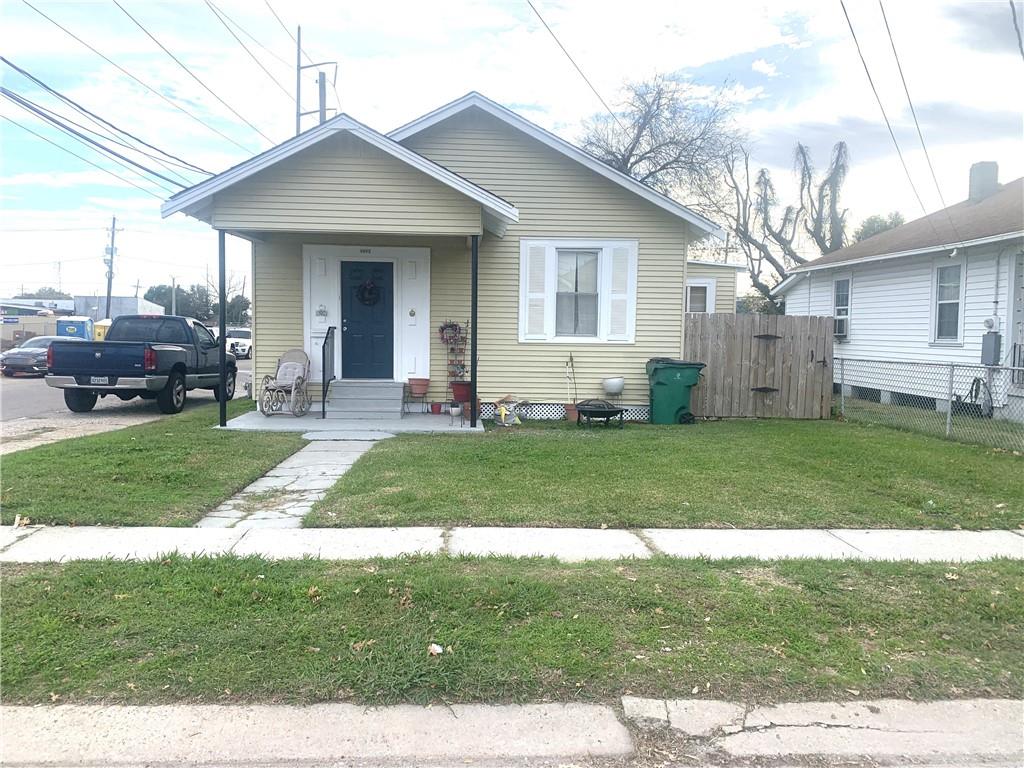 ** NEW PRICE!** Income producing single family home on large lot with fourplex at rear in Metairie one block from Airline Hwy! This 2 bedroom, 1 bath cottage is currently rented for $1,100/month while the fourplex at the rear includes three studio apartments with 1 bath, and a 2 bedroom, 1 bath apartment. Both buildings are fully rented and the total rental income is currently $5,370/month. 2 bedroom unit and single family home have central air and heat while the studio apartments have window units. All of the studio apartments are fully renovated with new electrical, countertops, and kitchen cabinets. New roofs on the fourplex building and single family home and a new paint job on the fourplex, as well as new sheetrock in the single family home. Live in one unit and lease the rest to cover your mortgage, or add this property to your investment portfolio! Preferred flood zone X= Low insurance premium!