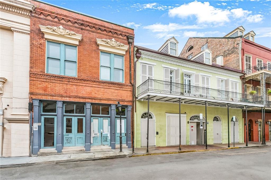 This remarkable, one of a kind property was built in 1832 in the heart of the French Quarter by renowned architect, François Correjolles. In 1987, this house won the top Vieux Carré Honor award after a meticulous six-year restoration which rebuilt this Creole masterpiece. This sale includes both 508-10 St. Philip, the commercial building which offers a 1st floor office/commercial space and 2nd floor 1BR/1BATH apartment, as well as 512-16 St. Philip, the main, single-family dwelling.



The allure of this one-of-a-kind property lies in its seamless integration of historical charm and recently modern updates, all in move-in ready condition. Step inside to discover soaring ceilings adorned with ornate chandeliers, exquisite original crown moldings, fireplaces & so much more. You’ll find lovely French doors throughout opening to the main gallery overlooking St. Phillip, as well as the many interior balconies overlooking the private & lush courtyard. Spanning an impressive 6,247 living square feet, this residence boasts 6+ bedrooms and 5.5 baths, providing an incredibly unique and efficient floor plan with ample space to make this dream home your very own. Creating a fresh, contemporary atmosphere while still showcasing much of the home’s classic & original features throughout, makes for a very special property.


Notable features include a brand-new Virginia slate roof, double-paned windows for enhanced energy efficiency & sound proofing, a generator servicing the main residence,  a large exercise room fully equipped with exercise equipment and standing tanning bed, an updated security system across both buildings, 12'-14' ceilings throughout & street curb cut out into carriage way entry allows for easy utilization as a driveway/parking for 1 small vehicle and the curb cut allows for street parking at no cost. The  ground floor commercial building at 508-10 St. Philip is zoned VCC-1 and comprised of ~1,086 sq. ft. which includes a ground floor commercial space and a second floor apartment, while the main single-family home at 512-16 St. Philip is zoned VCR-2 (Vieux Carré Residential District) and comprised of ~5,161 sq. ft. Enveloped in historical significance while offering modern comforts, 508-16 St. Philip is a rare gem that promises a unique, luxury living experience saturated in the timeless charm & history of the New Orleans French Quarter. Don't miss the chance to make this magnificent property your own!