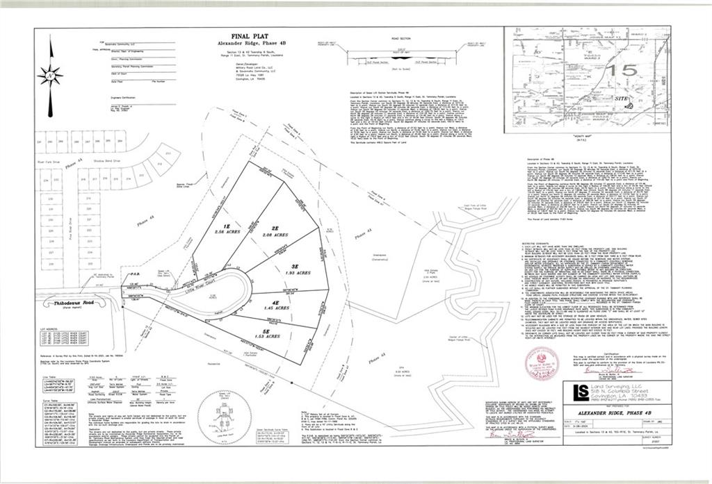Lot 1E Little River Court, Covington, Louisiana image 2