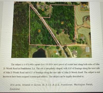 10 Acres John D Woods Road, Franklinton, Louisiana image 2