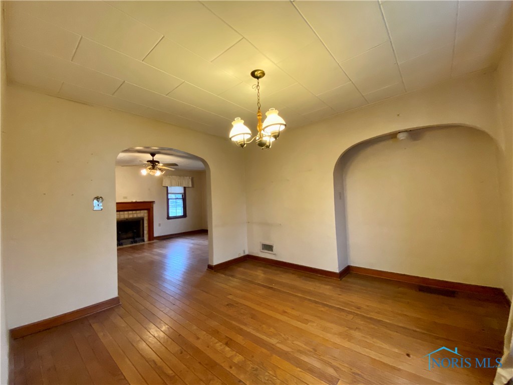 Formal dinning RM, open to Living room