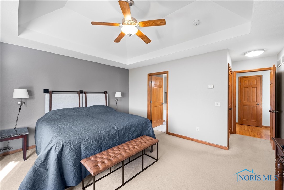 Note six panel doors throughout this condo.  Additional closet as you enter the primary bedroom.