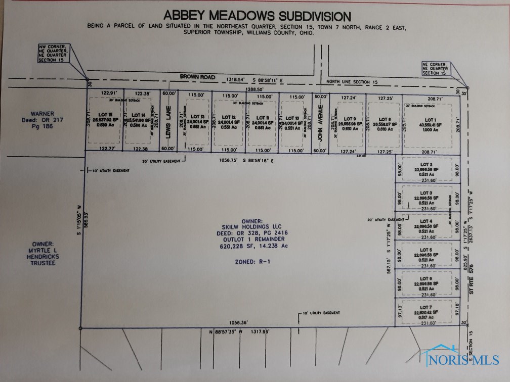 760 BROWN RD (LOT 12), Montpelier, Ohio 43543, ,Land,Active,BROWN RD (LOT 12),6054270