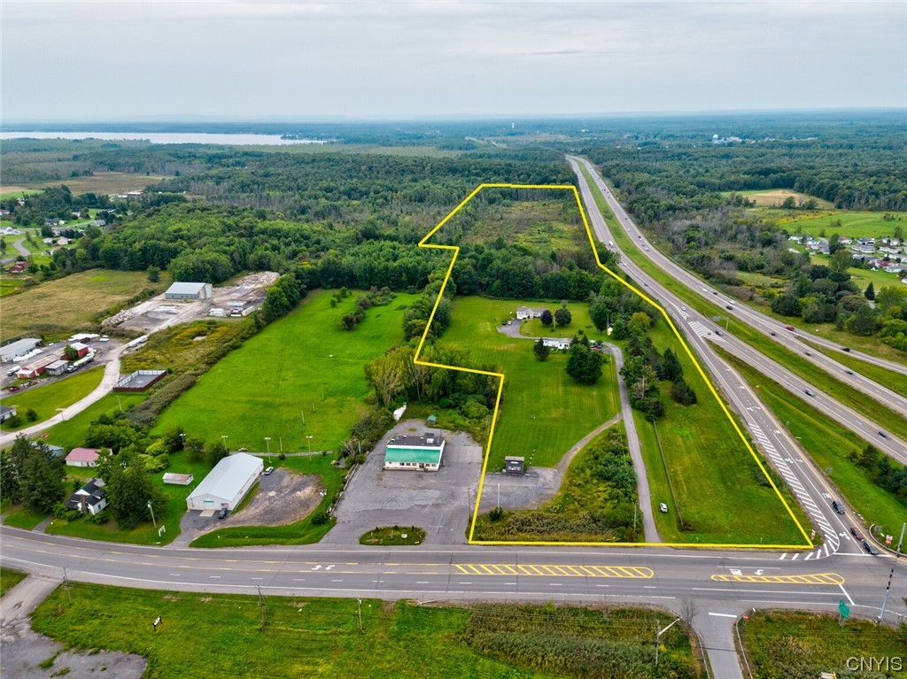 27.88 ACRES RIGHT OFF INTERSTATE-81. EXIT 32!!, " Minutes from Micron Chip Plant" Prime Area for New Development, Natural Gas on Its Way! Public Sewer in the Works.  Endless Possibilities, For Retail, Hospitality, Shopping Plaza, Grocery, Medical, Heavy Equipment, Welcoming Your Company to This Fast-Growing Community. Located seconds off the Central Square Exit, in The Town of West Monroe & Minutes from the NorthShore of Oneida Lake!!