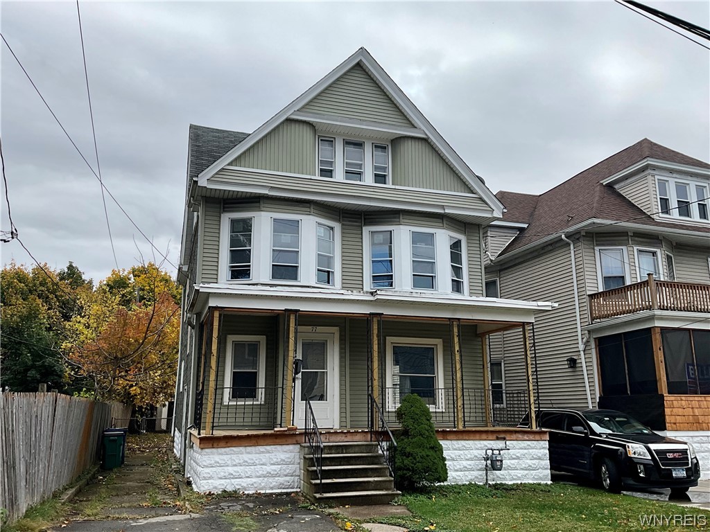 Over 1800 Sq ft of living space to include 5 bedrooms and one and a half baths. Many new windows, off street parking, partially finished attic, full basement and close to all amenities.