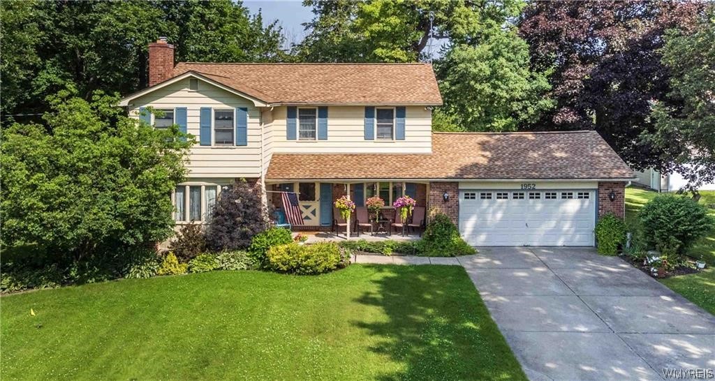 Picturesque setting for this custom quality built 4 BR, 2.5 bath waterfront home on 1.23 acre. Lovingly maintained by the original family, you will love the private feel of the wooded grounds, beautiful water views & the fabulous beach-like waterfront. There is a two car attached garage & a 24x60 barn w/full 2nd floor. LR has bay window, WBFP & recessed lighting. Country kitchen has solid maple cabinetry, hardwood flooring, recessed lighting, pantry & bay window at the eating area. Cozy formal DR. FR w/cathedral ceiling, skylight, wall of custom cabinetry, wood burning stove & sliding doors to a stamped concrete patio & covered patio. Both patios have natural gas lines for grill. Spacious primary bedroom has walk-in closet & full bath w/ceramic flooring & tile shower. Basement has rec room, workshop and 2nd egress to yard. 1st Floor laundry. 1st floor full bath. Multi zone heat. Sold wood six panel doors. 150 amp electric. Concrete parking pad at river. Updates: Barn '21. Roof (tear off), 1st floor bath '16.