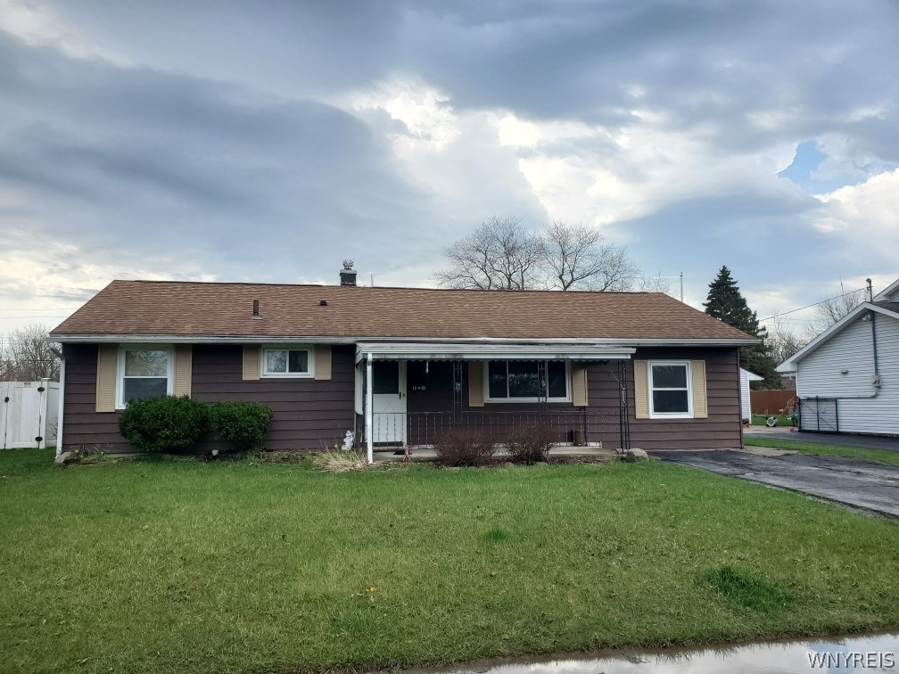 Opportunity is knocking at 1683 Leah Drive in North Tonawanda NY! This 3 bedroom ranch style home has a newer roof and electric panel, and is just waiting for its new owner to bring the finishing touches to make it their own! With over 1200 square feet inside and a nice size back yard with two separate sheds outside, this home has a lot to offer all the way around, and is essentially a blank canvas ready to make your dream come alive! Great location has you just minutes away from all the shopping and entertainment you can imagine, and puts you almost in the middle of Niagara Falls and Buffalo for easy commuting. Showings start right away, with negotiations being delayed until April 29th at 12:00PM.