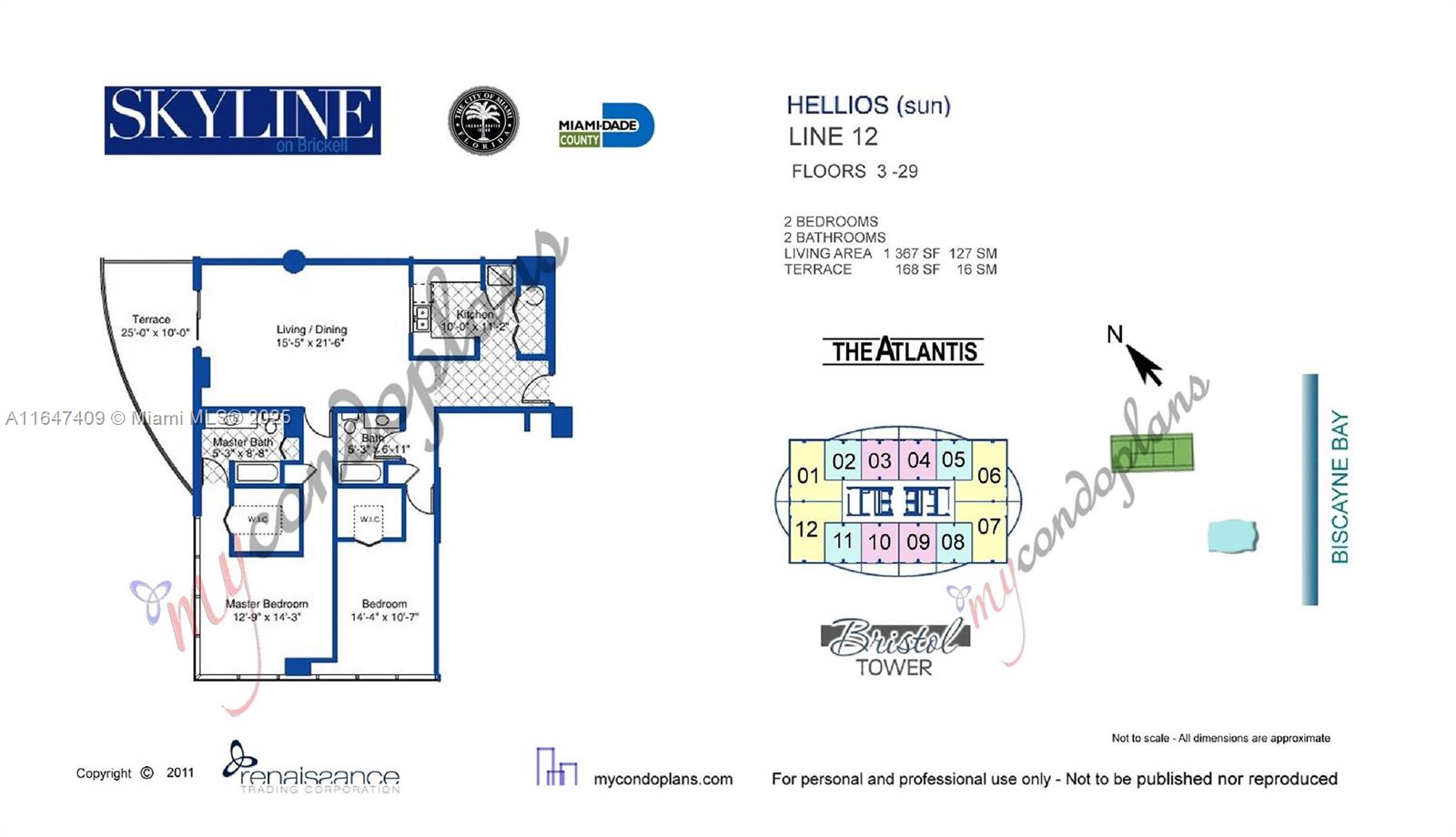 2101 Brickell Ave #1512, Miami FL 33129
