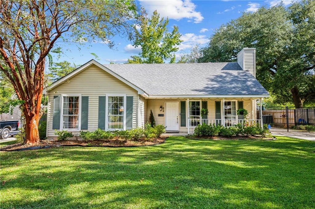 This home is located in a popular area near downtown Covington, with easy access to hospitals, restaurants, schools, and more. It has a new roof and windows from April 2023 and features tall cathedral ceilings in the den and main bedroom. Enjoy a bright sunroom that connects to the main bedroom and breakfast area, overlooking a spacious backyard. The previous owner upgraded the flooring, bathrooms with granite countertops, and added a security system, new electrical panel, landscaping, and modern kitchen appliances—all under three years old.