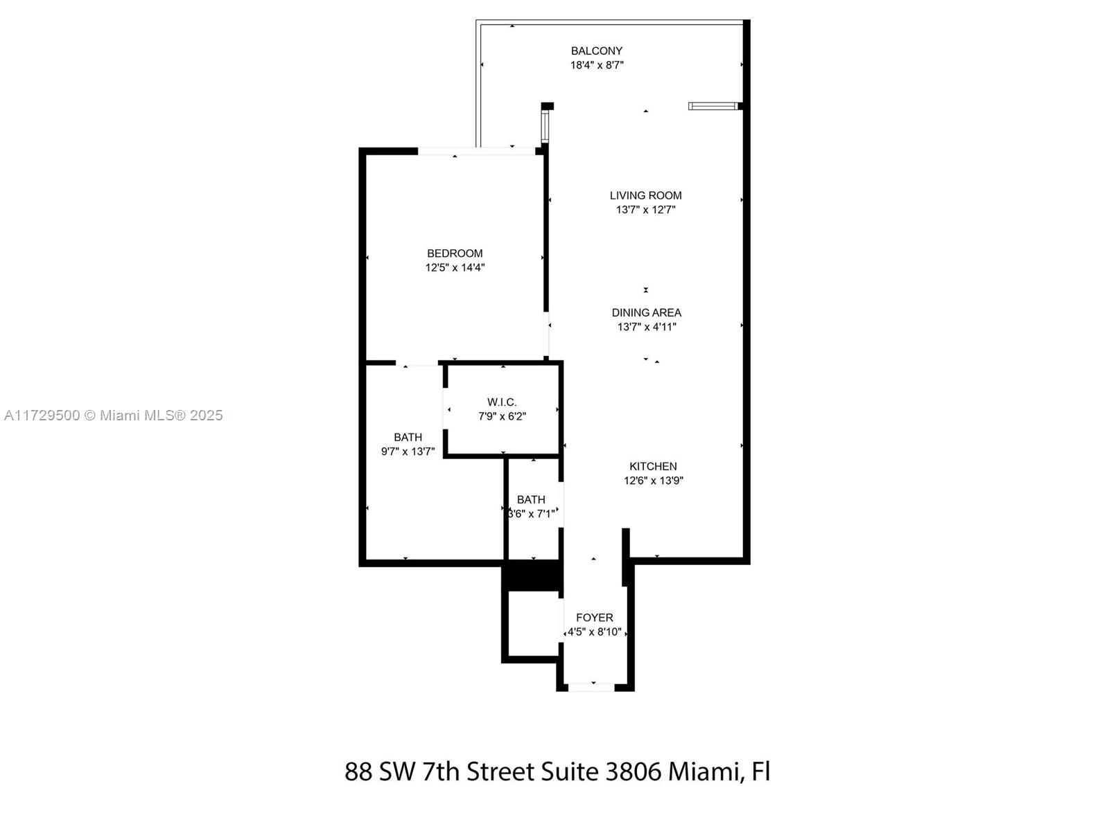 88 SW 7th St #3806, Miami FL 33130