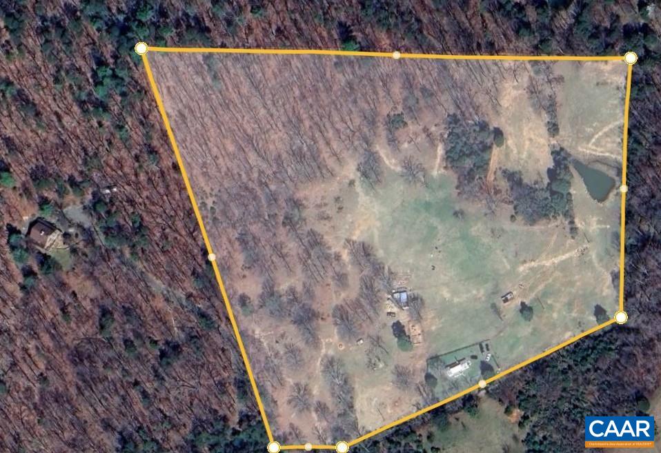 Exceptional 16-Acre Estate Opportunity!  Discover this remarkable 16-acre retreat in a tranquil, scenic setting just 25 minutes from Charlottesville, perfectly positioned near renowned local wineries. This unique property features a 2-acre homesite with an existing dwelling sold "as-is," offering endless possibilities for renovation, expansion, or complete reimagining. The remaining 14 acres of partially wooded land provide extraordinary privacy and development potential for your dream estate.  The property's prime location combines rural serenity with convenient access to Charlottesville's amenities, shopping, and cultural attractions. Whether you envision restoring the current structure, building a custom home, or creating a family compound, this expansive acreage offers unparalleled flexibility. The mature trees and natural topography create beautiful building sites while maintaining the property's inherent charm and privacy.  Perfect for buyers seeking a substantial land holding with development options, this property represents a rare opportunity to create your vision in Virginia's coveted wine country corridor.