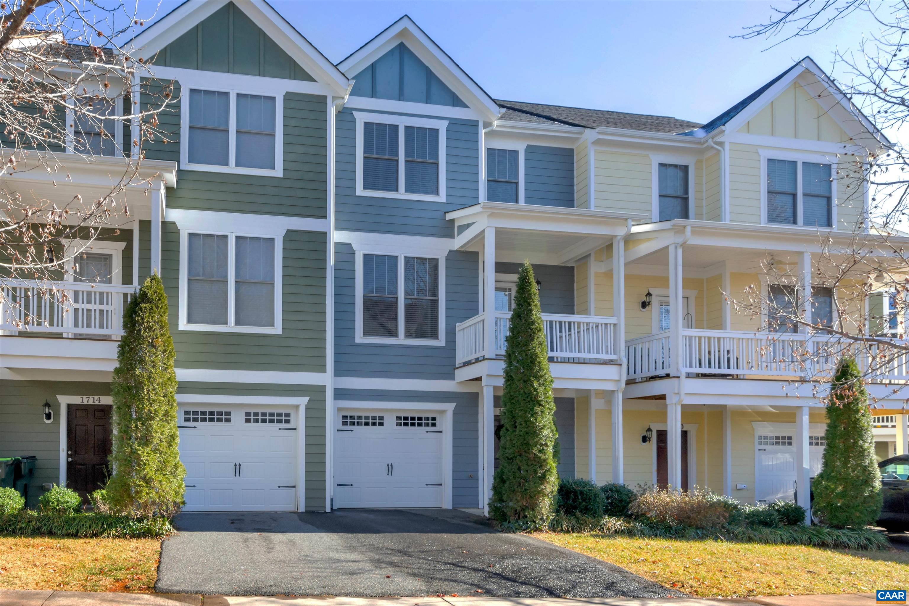 OPEN HOUSE Sunday 2-4:00 Sweet and spacious 4 bedroom 3.5 bathroom townhome in Wickham Pond. The generously sized kitchen enjoys a large granite island and is nicely appointed on the main level with hardwood floors and leading to a covered front balcony and rear deck that faces the common space. The lower level has a walkout basement with a bedroom or family room with a full bathroom. The upstairs has a spacious primary bedroom and primary bathroom and two more bedrooms and the washer and dryer. The community has a playground, exercise room and walking trails. Located just 5 minutes from Downtown Crozet, 7 minutes from Western Albemarle High School, 15 minutes from the Blue Ridge Parkway, and 20 minutes from UVA/Charlottesville! Available for a quick close.