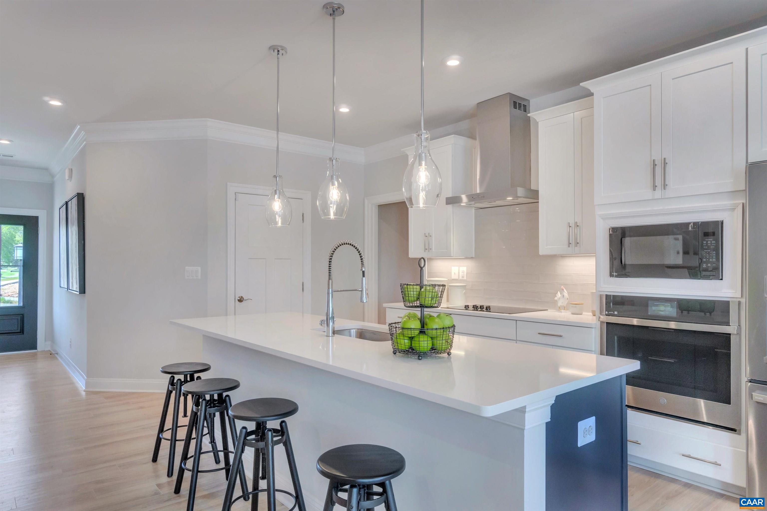 NEW CONSTRUCTION! For a limited time, choose your own Structural Options and the Interior Design Collection that works best your lifestyle and your budget. Want a Fireplace? You got it. Dream of a Screened-In-Porch? No problem! Farmhouse sink? That’s an option! Act quick - this is your chance to create the home of your DREAMS, and it won’t last long! The Beck Villa Floorplan is EASY and CONVENIENT living - laundry and generous pantry storage are steps away from your ZERO ENTRY garage. James Hardie siding and HOA covered lawn-mowing free you from endless exterior maintenance. At Parkside you are just steps away from the year-round amenities and open spaces of Claudius Crozet Park and walking distance to Downtown shopping and restaurants. Nestle into this private, quiet cul-de-sac community, with views of the Blue Ridge Mountains and the Blue Ridge Parkway just an 18-minute drive away. Come visit Glenbrook Parkside – Crozet’s most affordable, new construction, 2-car garage neighborhood! Listed Price includes Base Price, Lot Premium, and Standard Design Selections. You control your final price by choosing your Design Collection and Structural Options. Current Estimated Delivery: Winter/Spring 2023. Similar photos