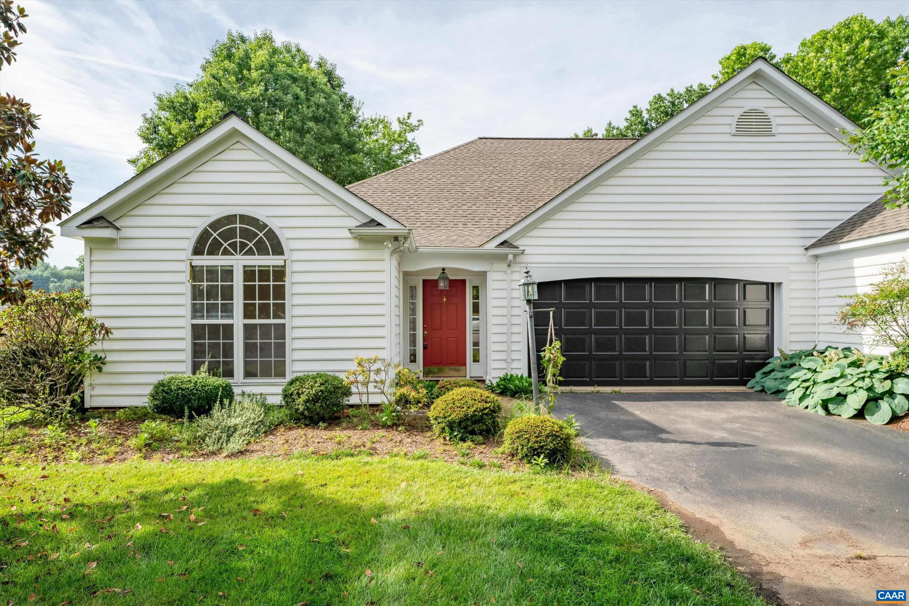 Welcome home to 929 Devon Springs Court in the sought after Redfields community. This home offers main level living with a large master bedroom suite, two secondary bedrooms,  a large two car garage, and an unbeatable location to downtown Charlottesville, 5th Street Station, and Interstate 64.  Brand new flooring just installed.  New refrigerator.  Newer dishwasher and dryer replaced in the last 6 months.   Roof is 3 years old. HOA monthly fee covers lawn and tree care, power washing of the home, and leaf blowing off the front porch.