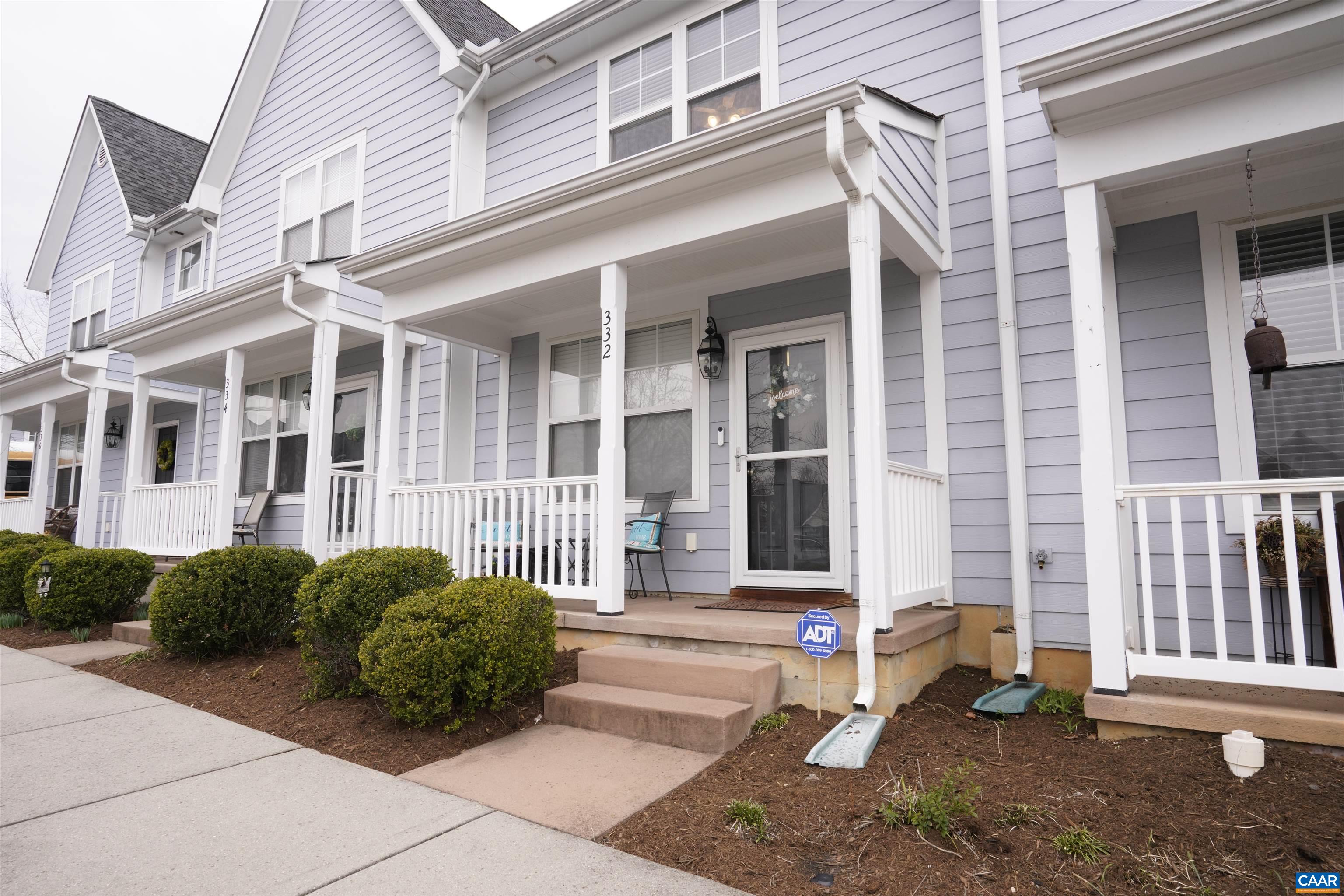Step in to this immaculately kept townhome in desirable Westhall. Enjoy the convenience of Claudias Crozet Park and downtown Crozet with the benefit of an established, quiet neighborhood! Hardi Plank exterior, gleaming hardwood floors, recently installed carpet, chair rail and beadboard are just some of the upgrades of this lovely home. On the main level, you will enjoy the flow of the dining room, kitchen and living room serviced by a half bath. Upstairs you will find the two bedrooms, en-suite baths as well as a stacked washer/dryer. Move right into this well-maintained home with 3-year-old HVAC, recently replaced carpet upstairs, and like new appliances. Lovely, park like setting with play area close to the home.  Deep closets, stackable washer/dryer - blinds convey. This one will move so do not miss out! SELLER WILL CREDIT $5,000 towards closing costs for full price offer.