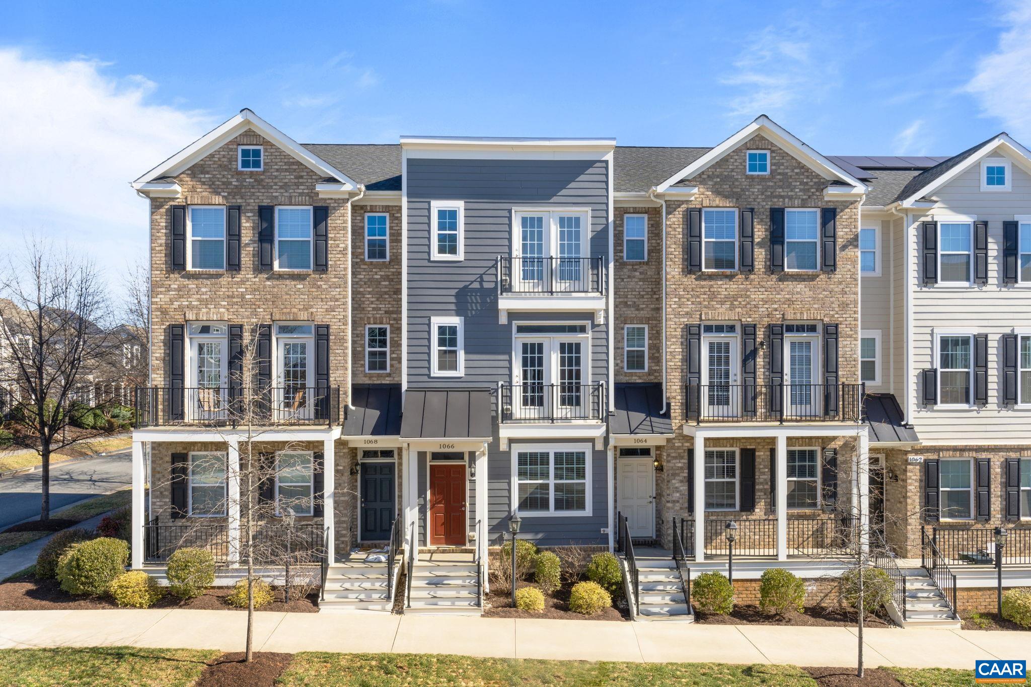 OPEN HOUSE SUNDAY 2/25 12-2. Town home living with 1 car garage walking distance to Old Trail Town Center. Energy efficient construction verified by Pearl Certification. This home features open main level living with eat in kitchen with granite counters, maple cabinets, and stainless appliances. Deck off of the back of the home. This offering includes dual  master design with finished 3rd bedroom on the lower level.  Old Trail is located in Crozet surrounded by beautiful views.