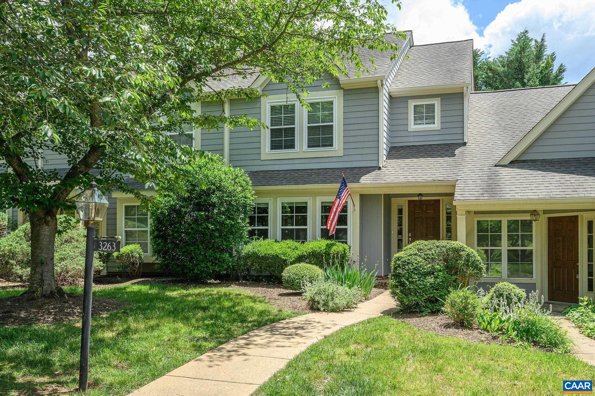 Move-in ready two story townhome in sought after low maintenance Gateway Village! Home offers three bedrooms and two & half baths with a welcoming living room off entry & large dining room. Spacious kitchen boasts granite countertops, stainless appliances, & easy access to private back patio space with attached storage. Adjoining family room with fireplace and nearby half bath. Stairs lead to large primary suite with ample walk in closet, two additional bedrooms, laundry, & second full bath. Extremely convenient location near dining & shopping. HOA fee covers all exterior maintenance, including lawn care, siding, roof, and access to all Forest Lakes amenities!