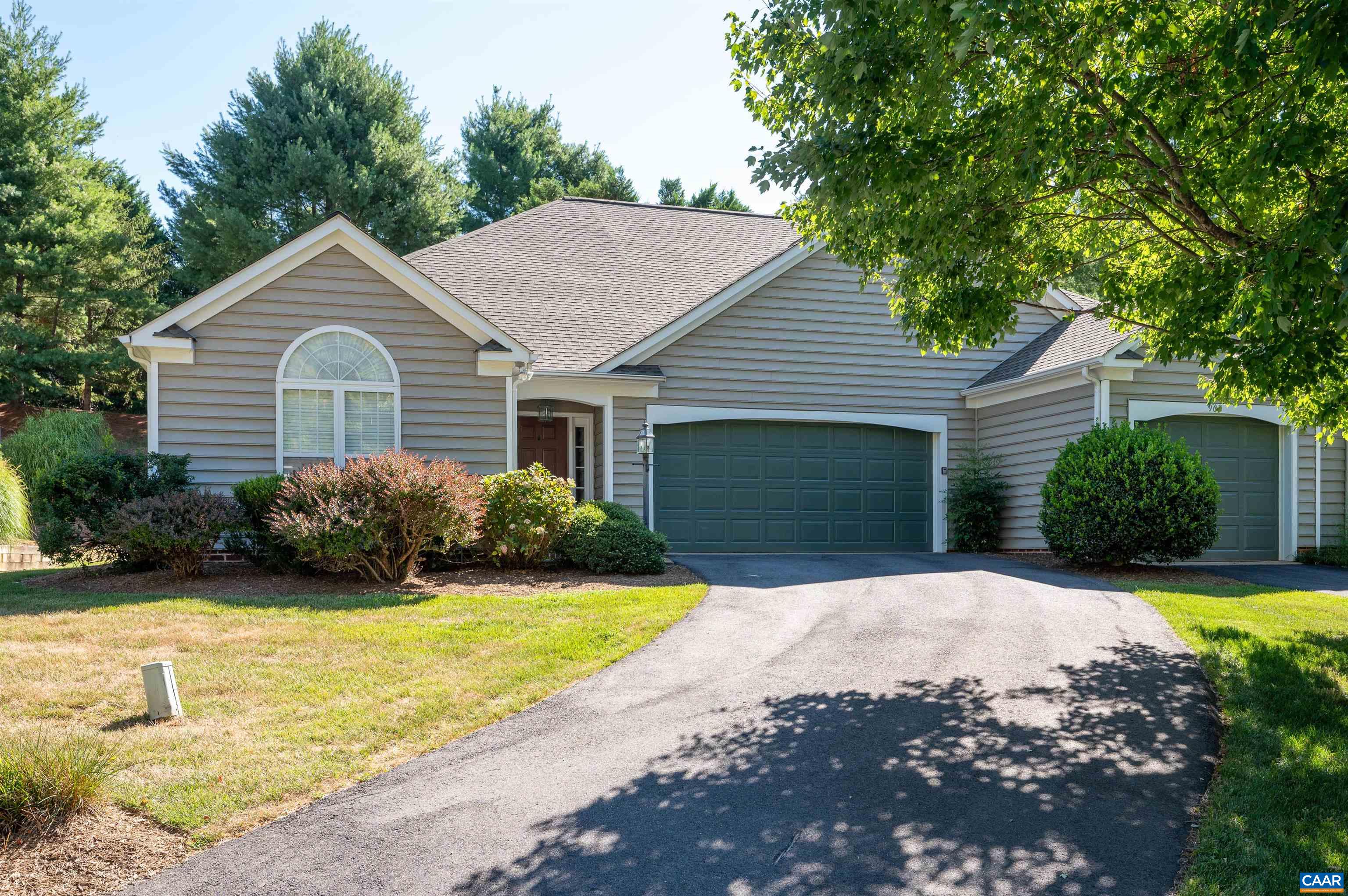 Charming 3-bedroom, 2-bath attached home in the Redfields neighborhood. This inviting home boasts an open floor plan with spacious center island and breakfast nook overlooking both the family room and private patio. The main floor primary suite features a luxurious soaking tub, separate shower, dual vanities, and generous walk-in closet. Decent-sided two-car garage gives you ample space for vehicles and additional belongings. Convenient location offers easy access to downtown, UVA, the Medical Center, and tremendous shopping options. Enjoy life more with this low maintenance home as the HOA takes care of lawn care.