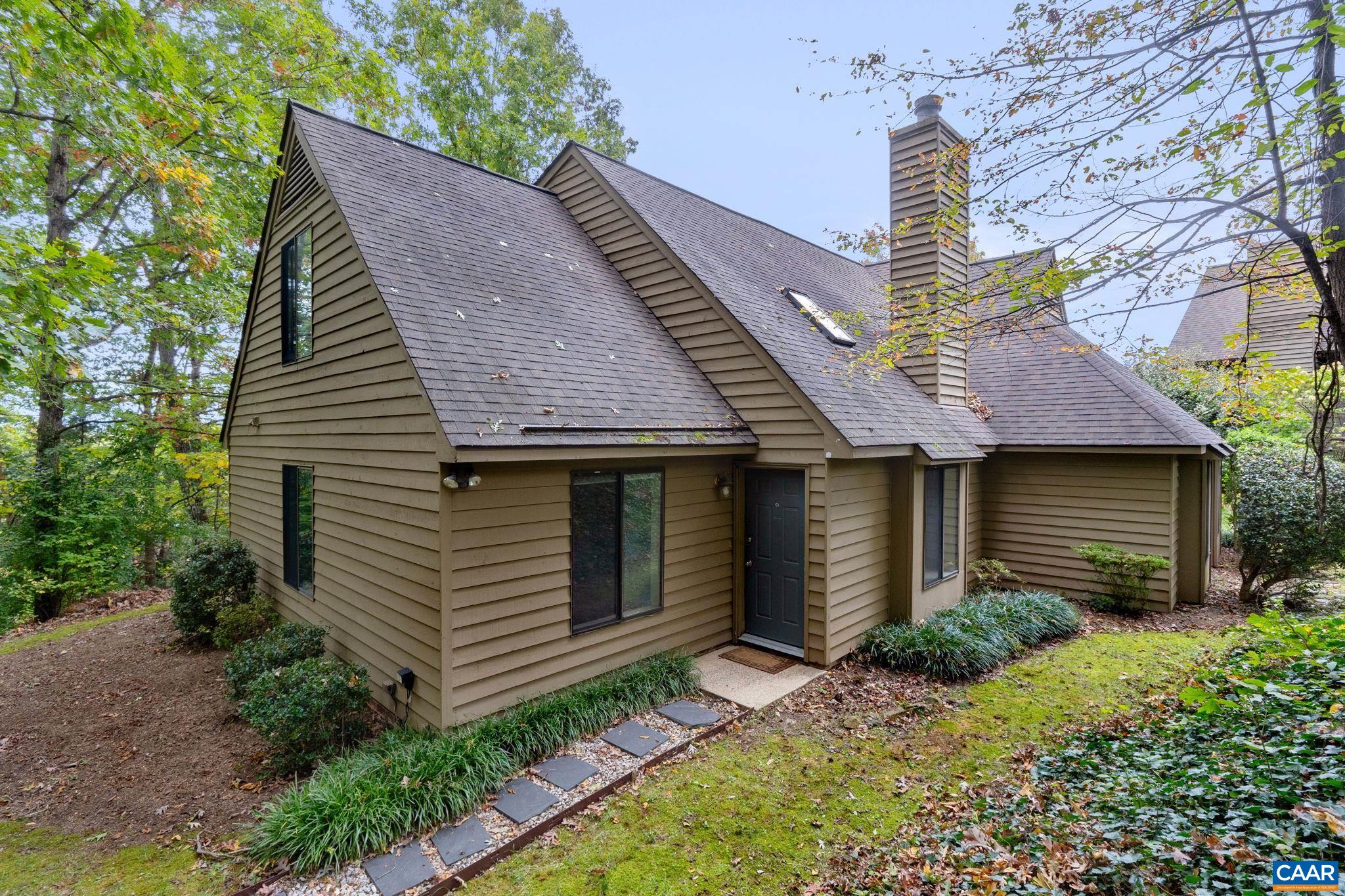Come see this semi-private home at the end of the cul-de-sac in Mill Creek!  On the main floor you'll find the kitchen with updated appliances and luxury vinyl plank flooring, a main floor primary suite with a walk in closet, huge vaulted ceilings in the living room and a fireplace for crisp fall evenings.  Upstairs offers a second bedroom, full bathroom, laundry and a loft, great for a home office, art or play space.  Outside  a generous sized deck boasts mountain views and a storage shed.  Walking distance to biking and hiking trails at Biscuit Run State Park which borders the community!  Schedule your showing today!
